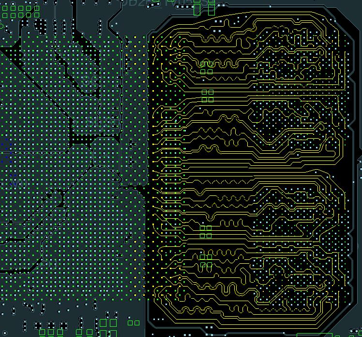 High-speed routing layout for back drilling