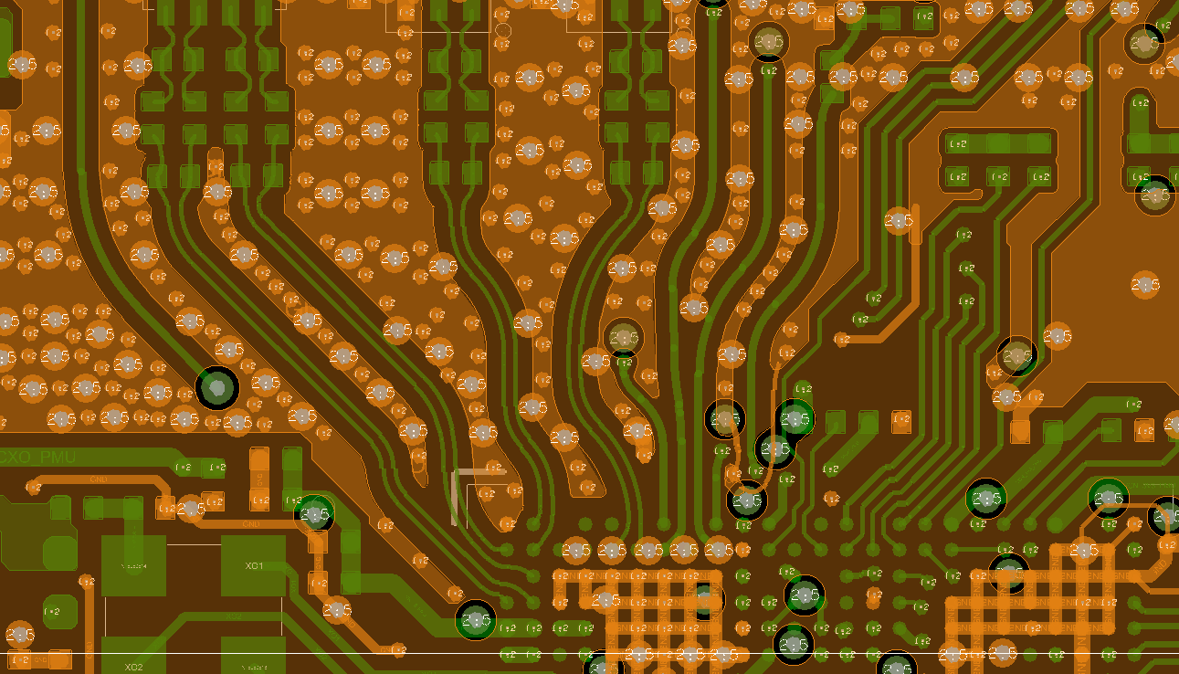 Via and routing detail