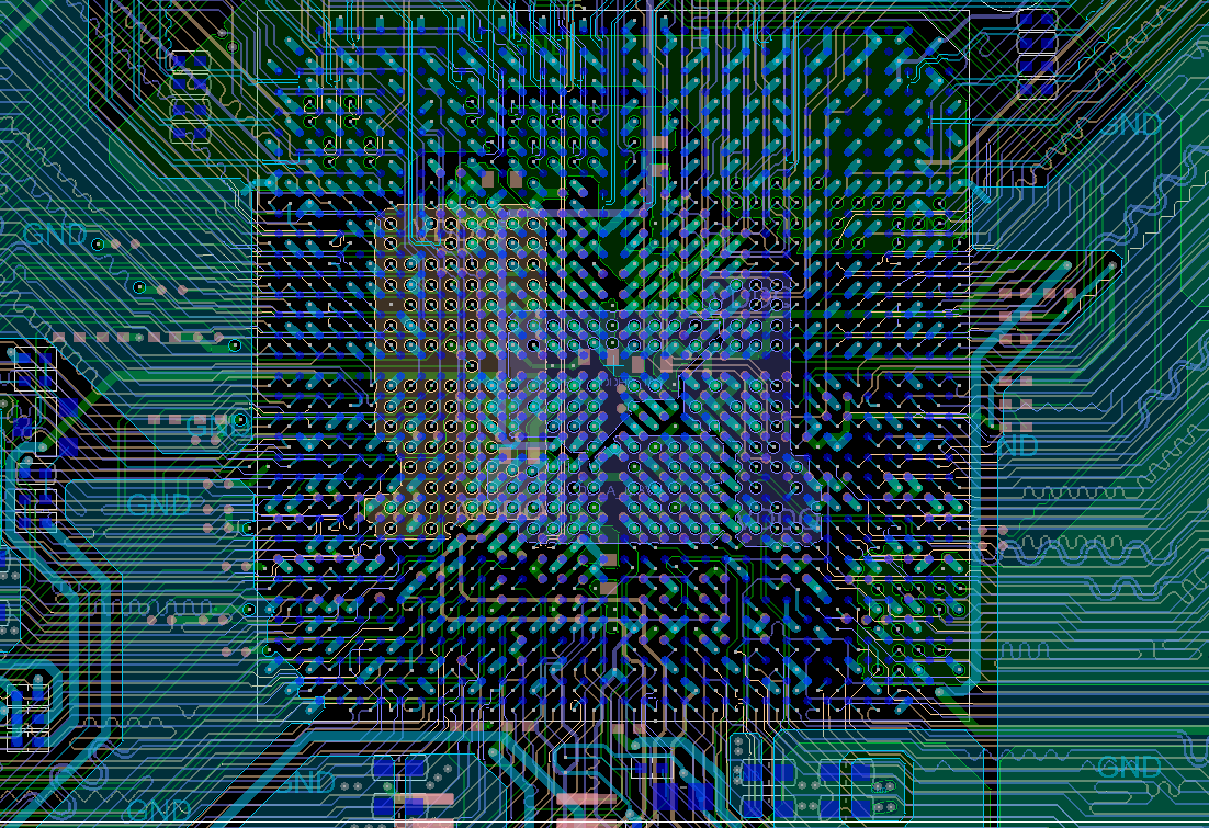 Processor fanout and routing detail