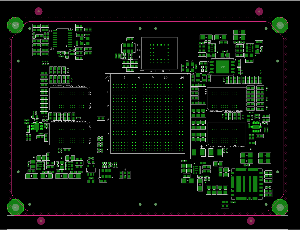 SOM component placement